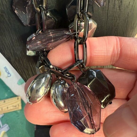 MIXED MEDIA Nine West necklace and Loft stacking necklace - Picture 3 of 9